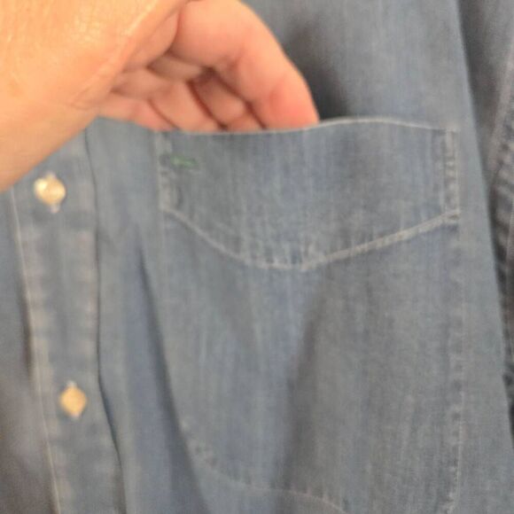 Vintage Tommy Hilfiger Denim L/S Button Down M - Picture 5 of 13